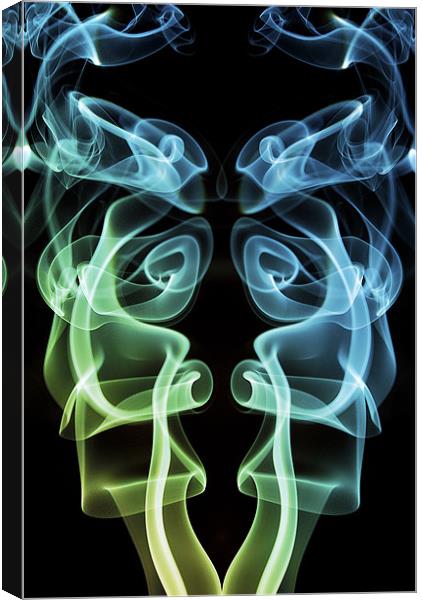 Smoke Photography #18 Canvas Print by Louise Wagstaff