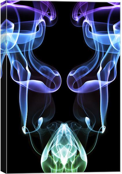 Smoke Photography #19 Canvas Print by Louise Wagstaff