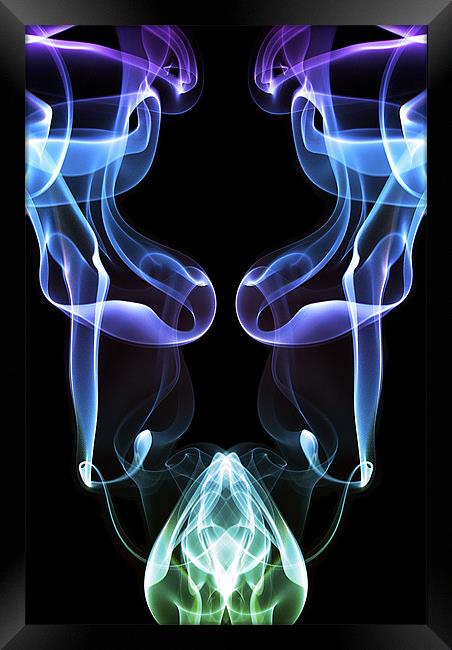 Smoke Photography #19 Framed Print by Louise Wagstaff