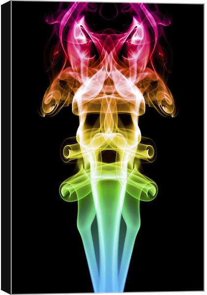 Smoke Photography #20 Canvas Print by Louise Wagstaff
