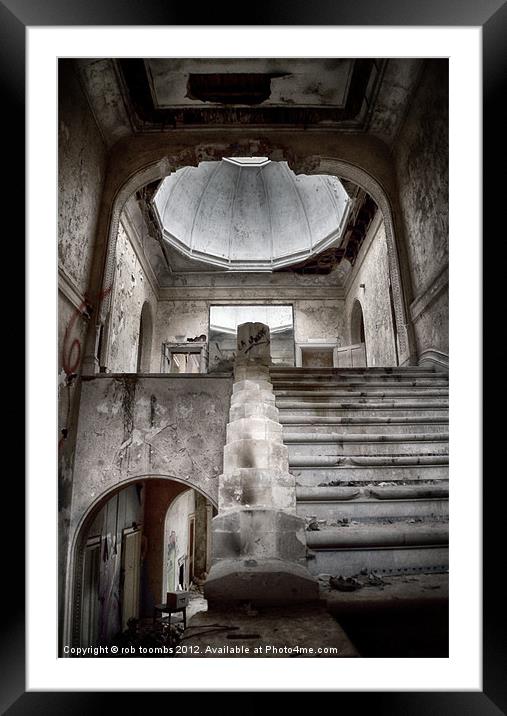 THE GRAND STAIRCASE Framed Mounted Print by Rob Toombs