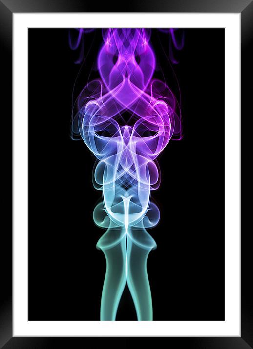 Smoke Photography #22 Framed Mounted Print by Louise Wagstaff