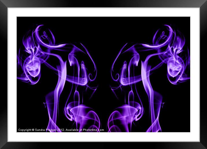 Spirits of the dance Framed Mounted Print by Sandra Pledger