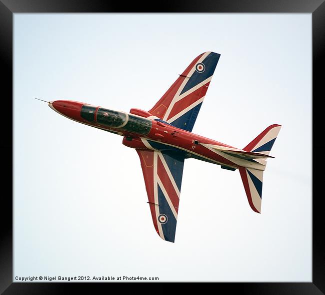 BAE Hawk T1A XX278 Framed Print by Nigel Bangert