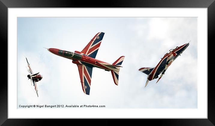 BAE Hawk T1A XX278 Framed Mounted Print by Nigel Bangert