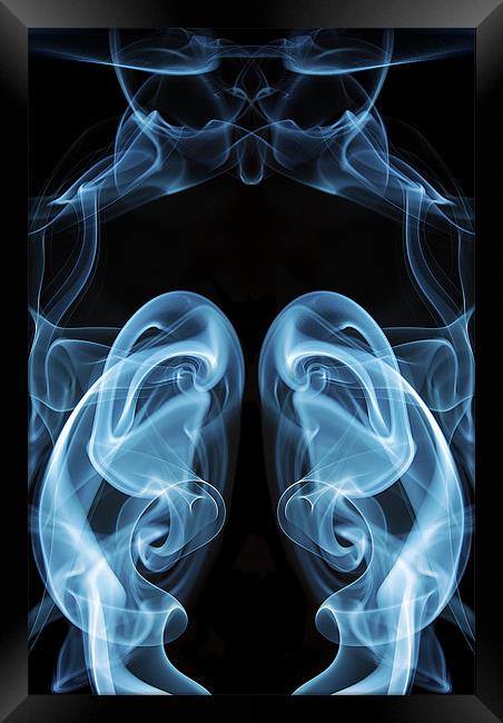 Smoke Photography #23 Framed Print by Louise Wagstaff