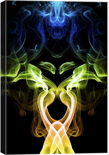 Smoke Photography #25 Canvas Print by Louise Wagstaff
