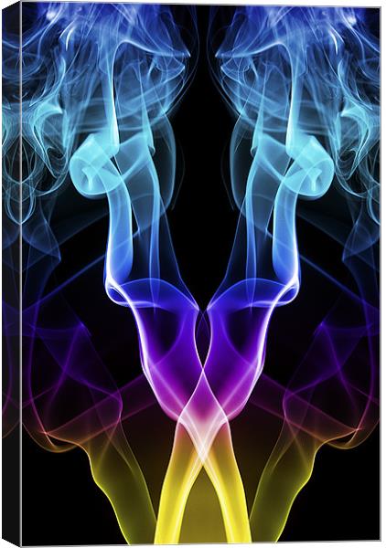 Smoke Photography #26 Canvas Print by Louise Wagstaff