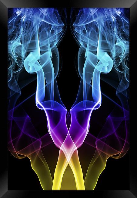 Smoke Photography #26 Framed Print by Louise Wagstaff