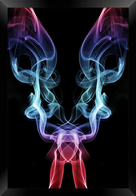 Smoke Photography #27 Framed Print by Louise Wagstaff