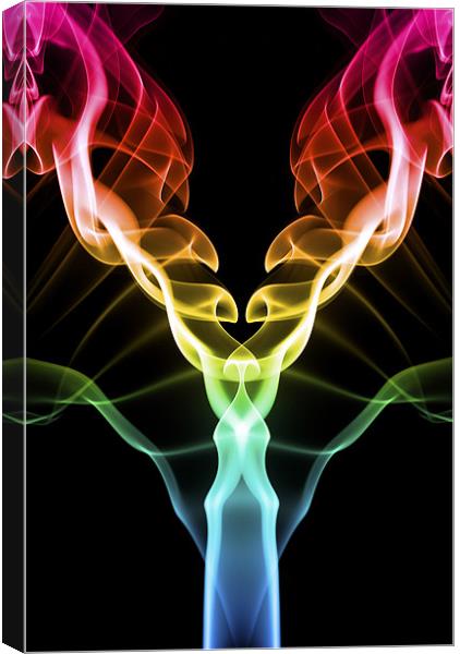 Smoke Photography #28 Canvas Print by Louise Wagstaff