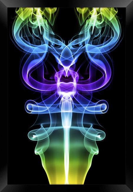 Smoke Photography #30 Framed Print by Louise Wagstaff