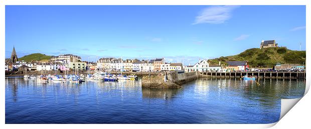 Ilfracombe Harbour Panoramic Print by Mike Gorton