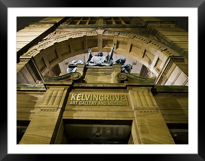Kelvingrove Glasgow Framed Mounted Print by Buster Brown