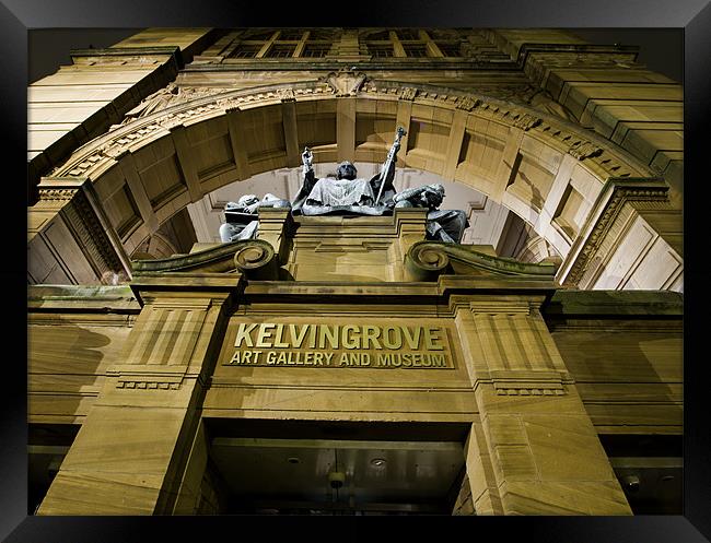 Kelvingrove Glasgow Framed Print by Buster Brown