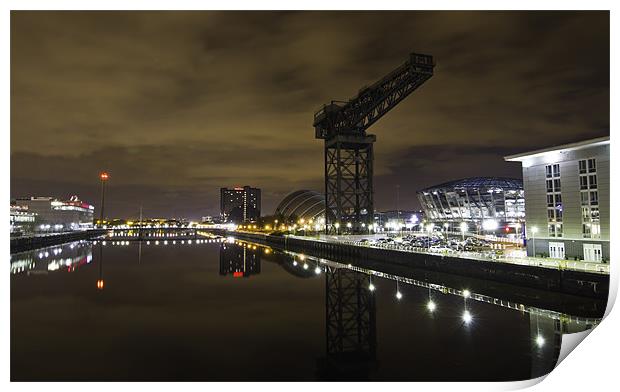 The Finnieston Crane, Glasgow Print by Buster Brown