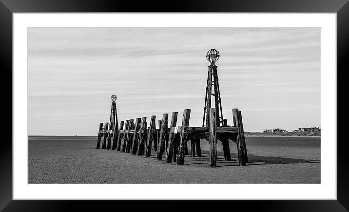 Lytham St Annes Pier Framed Mounted Print by Andrew Rotherham