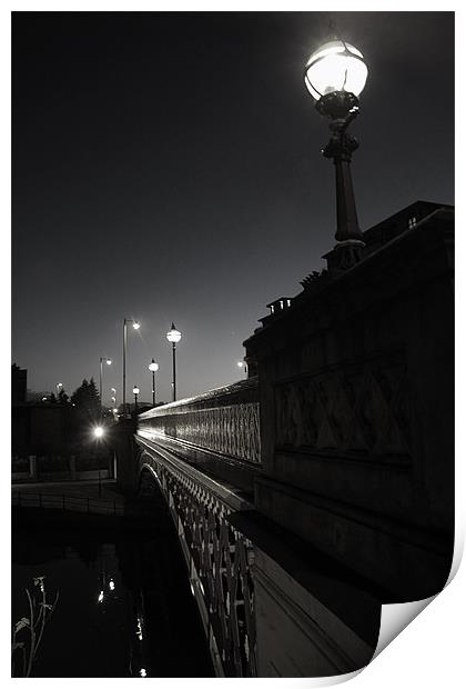 Leeds Bridge - Monochrome Print by Sandi-Cockayne ADPS