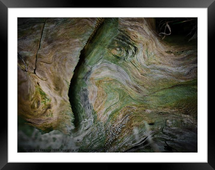 tree abstract Framed Mounted Print by Jo Beerens