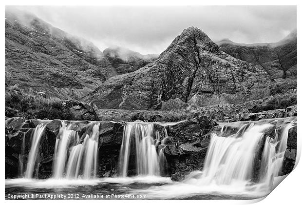 Fairy Pools Print by Paul Appleby