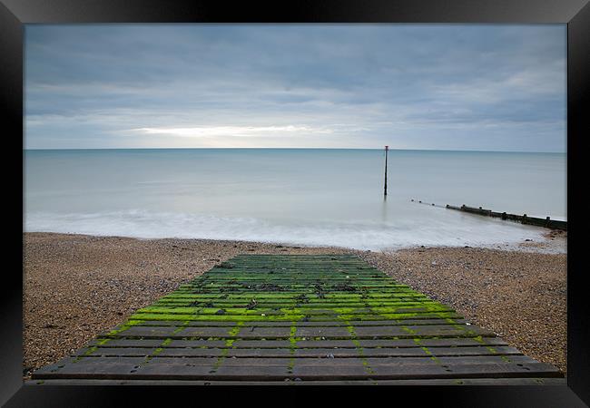 Morning at Kingsdown Framed Print by Ian Middleton