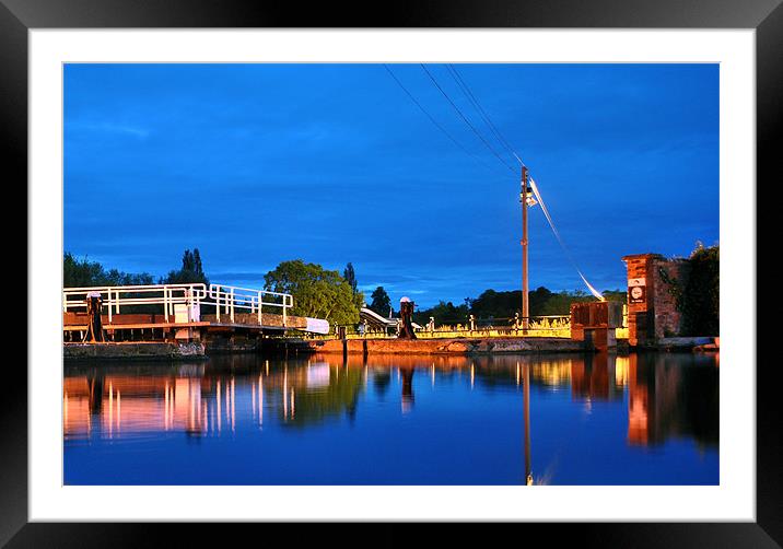 Stourport Basin Framed Mounted Print by graham young