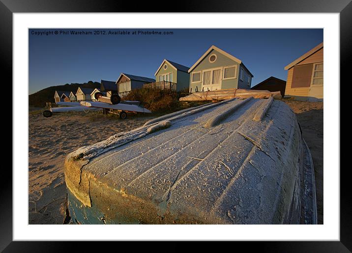 A Frosty Bottom Framed Mounted Print by Phil Wareham