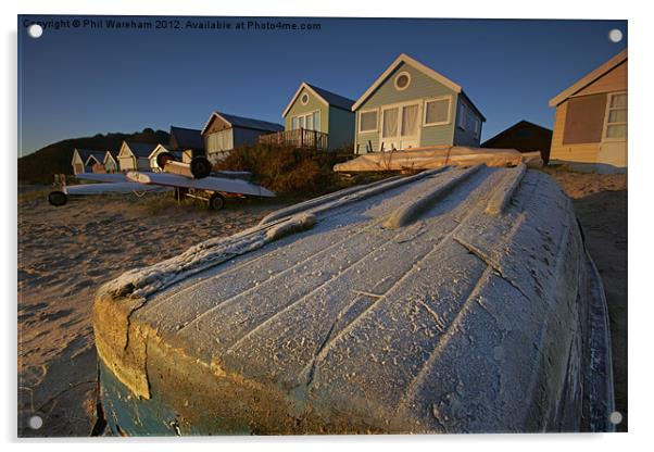 A Frosty Bottom Acrylic by Phil Wareham