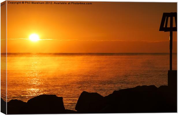 Light Sea Mist Canvas Print by Phil Wareham