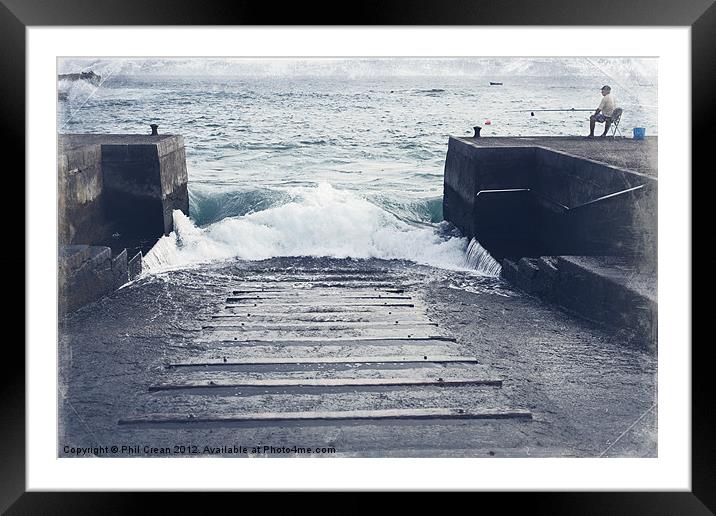 Alcala slipway Framed Mounted Print by Phil Crean