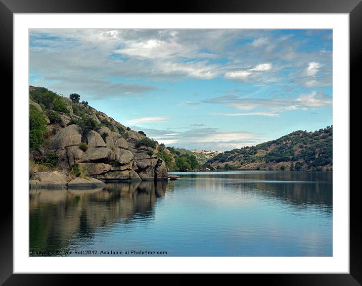 Douro Valley Framed Mounted Print by Lynn Bolt