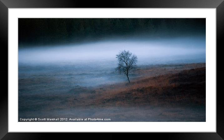 Play Misty for Me Framed Mounted Print by Scott K Marshall