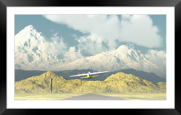 Departing for base Camp Framed Mounted Print by Paul Fisher