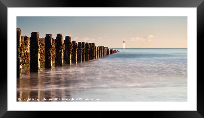 Photo Of Blyth Beach Framed Mounted Print by Ray Pritchard