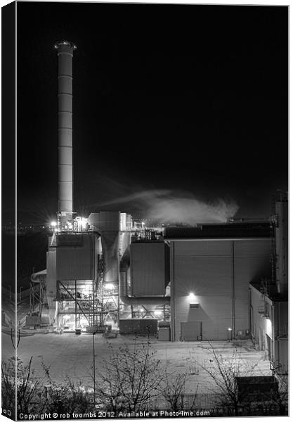 MAIDSTONE INCINERATOR 2 Canvas Print by Rob Toombs