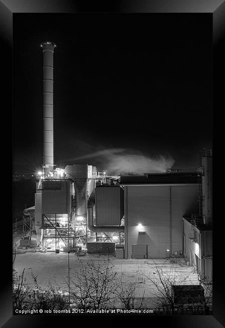 MAIDSTONE INCINERATOR 2 Framed Print by Rob Toombs