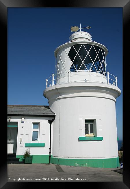 The lighthouse Framed Print by mark blower