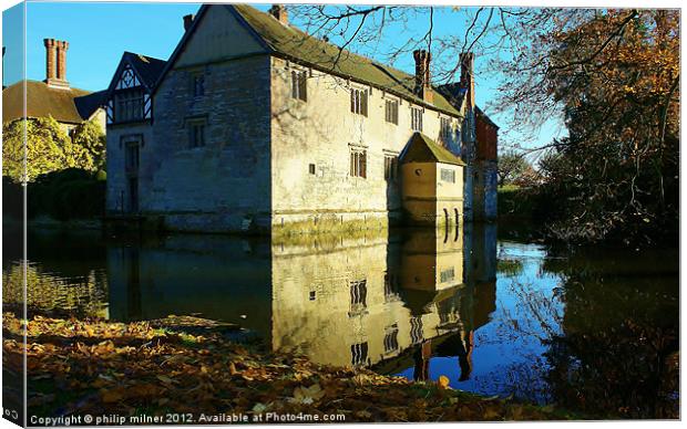 Autumn's Reflection Canvas Print by philip milner