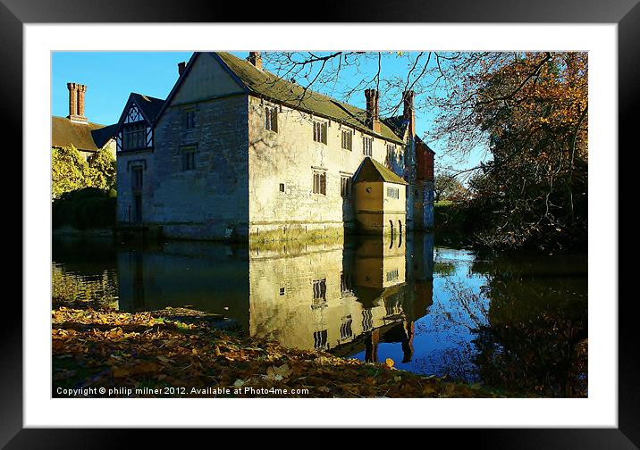 Autumn's Reflection Framed Mounted Print by philip milner