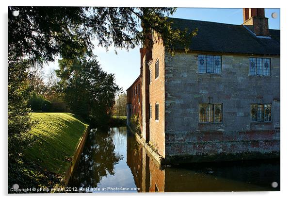 Manor House Baddersley Clinton Acrylic by philip milner