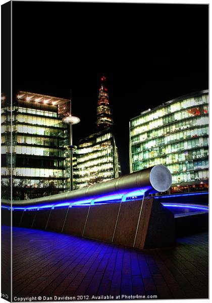 Shard from Scoop Canvas Print by Dan Davidson