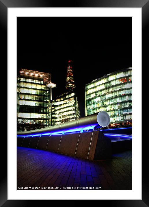 Shard from Scoop Framed Mounted Print by Dan Davidson