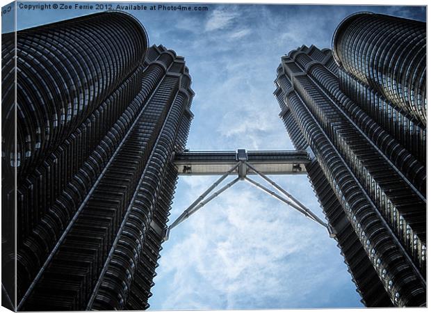 Petronas Towers in Malaysia Canvas Print by Zoe Ferrie