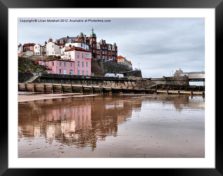 A Corner of Cromer. Framed Mounted Print by Lilian Marshall