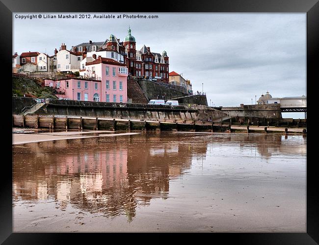 A Corner of Cromer. Framed Print by Lilian Marshall