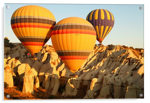 Sunshine Kisses The Balloons Acrylic by Carole-Anne Fooks