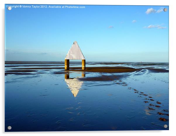 Donna Nook,Lincolnshire Coastline Acrylic by Vanna Taylor