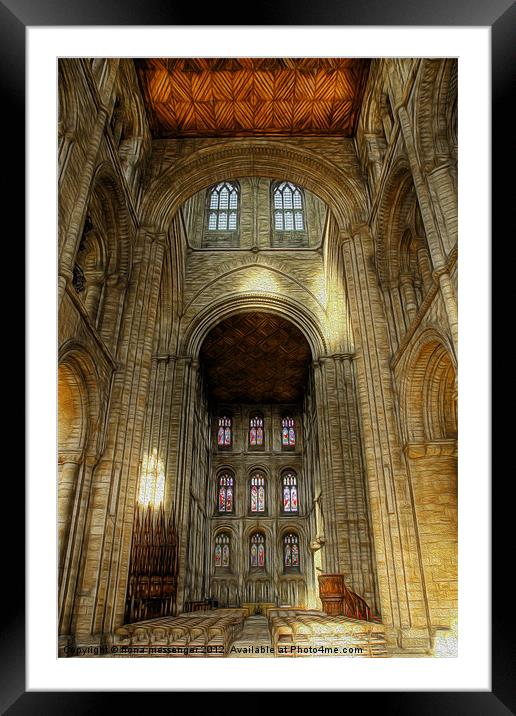 Peterborough Cathedral 2 Framed Mounted Print by Fiona Messenger