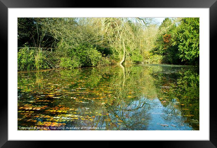 Silent Pool Surrey Framed Mounted Print by Michelle Orai