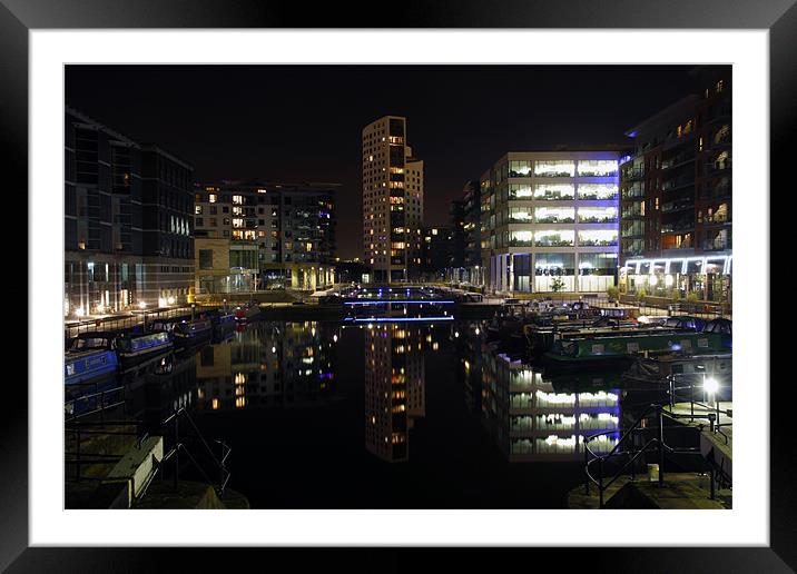 Clarence Dock, Leeds - Colour Version Framed Mounted Print by Sandi-Cockayne ADPS